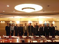 中國科學院院士代表團與理學院代表進行總結座談